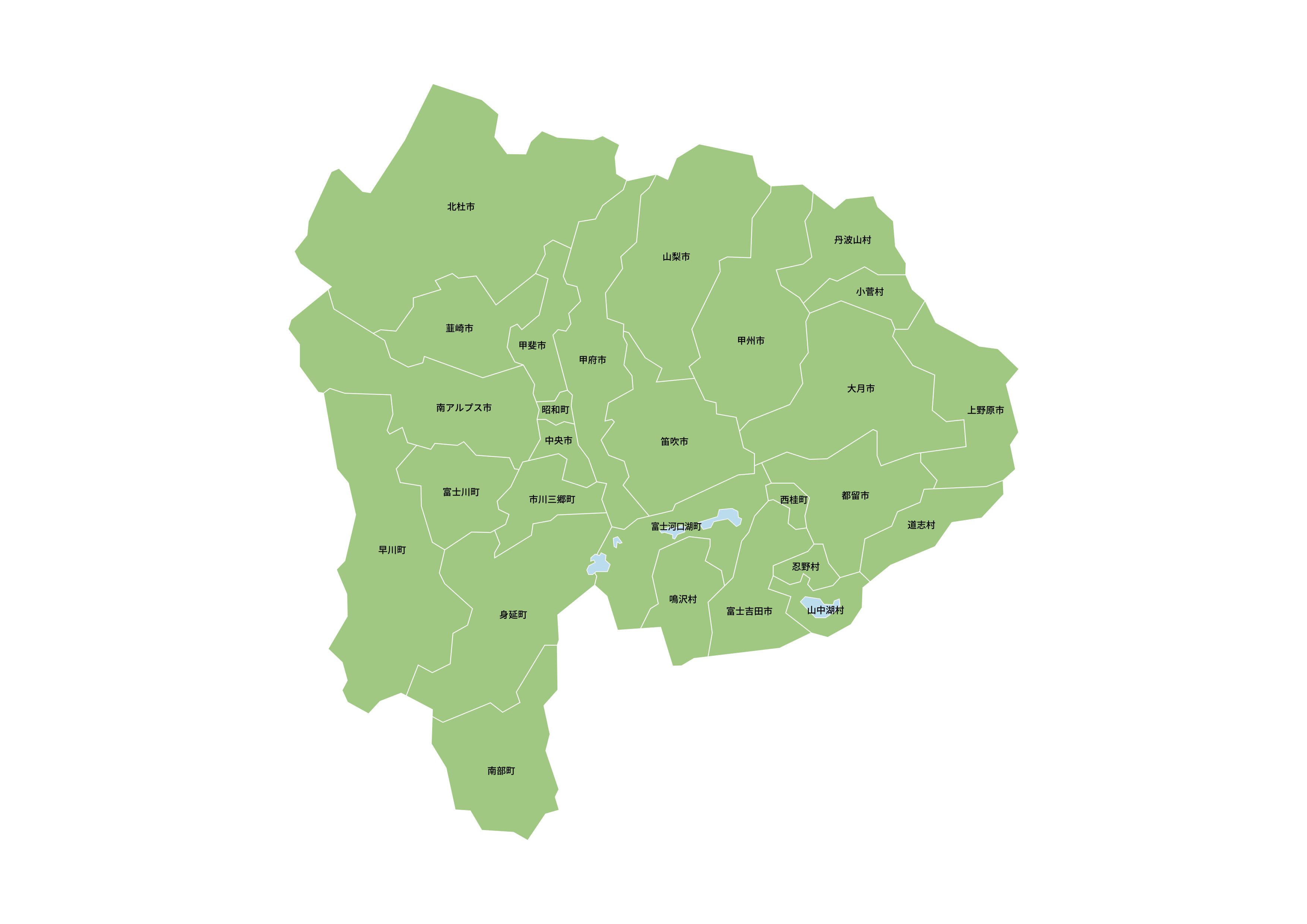 山梨県の対応エリア